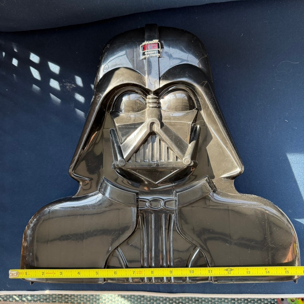 VTG Star Wars Darth Vader Action Figure Carrying Case Return of the Jedi 1983- A - Picture 3 of 13